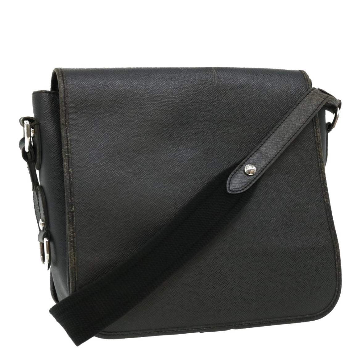 Louis Vuitton Taiga Andrei Shoulder Bag Ardoise M32482 Lv Auth Ar7219
